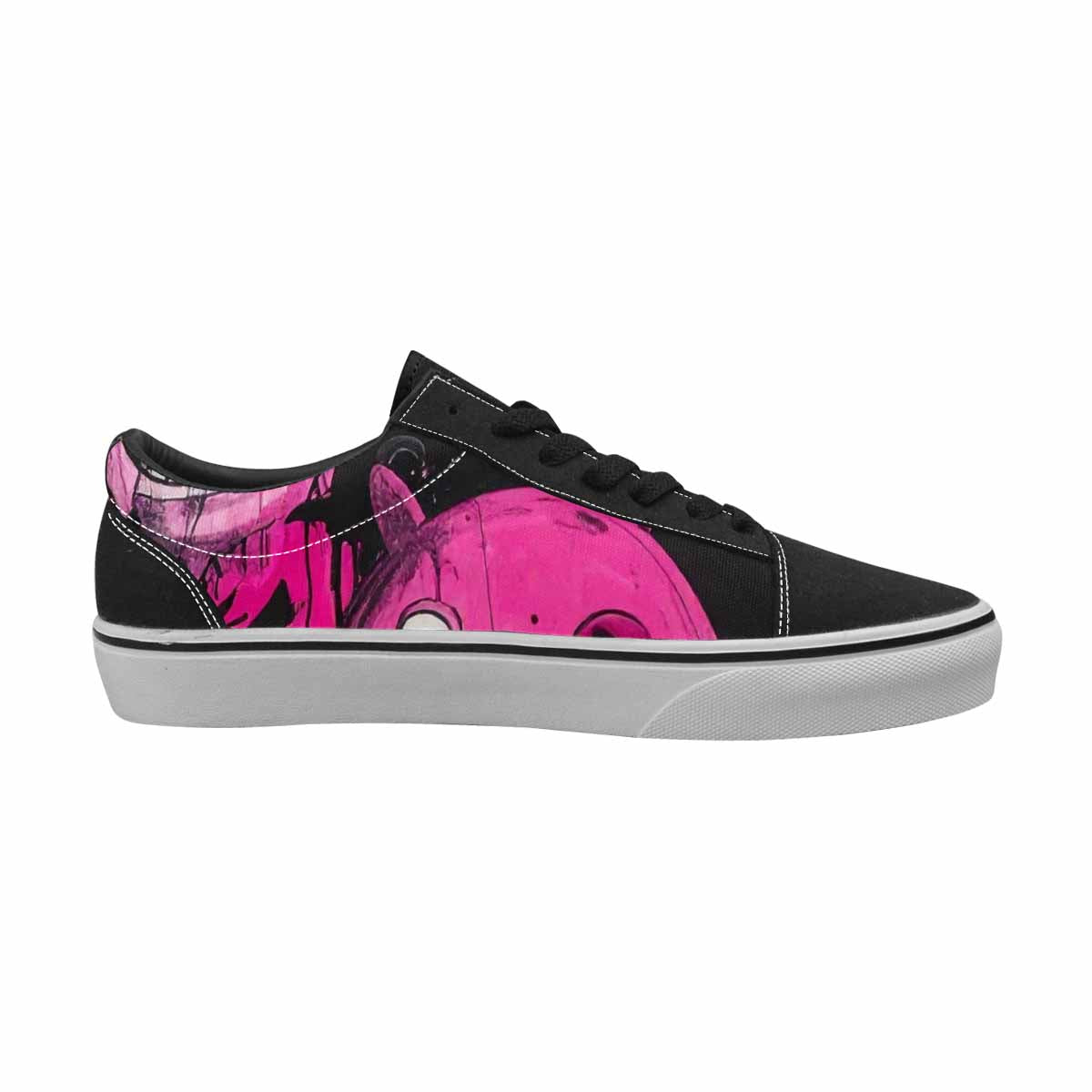 WOMEN'S Monsters (general) Lace-Up Canvas Cottagecore Custom Sneakers