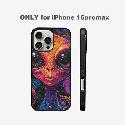 iPhone 16 Pro Max Case — Cartoon Alien Characters, Custom Made Phone Cover