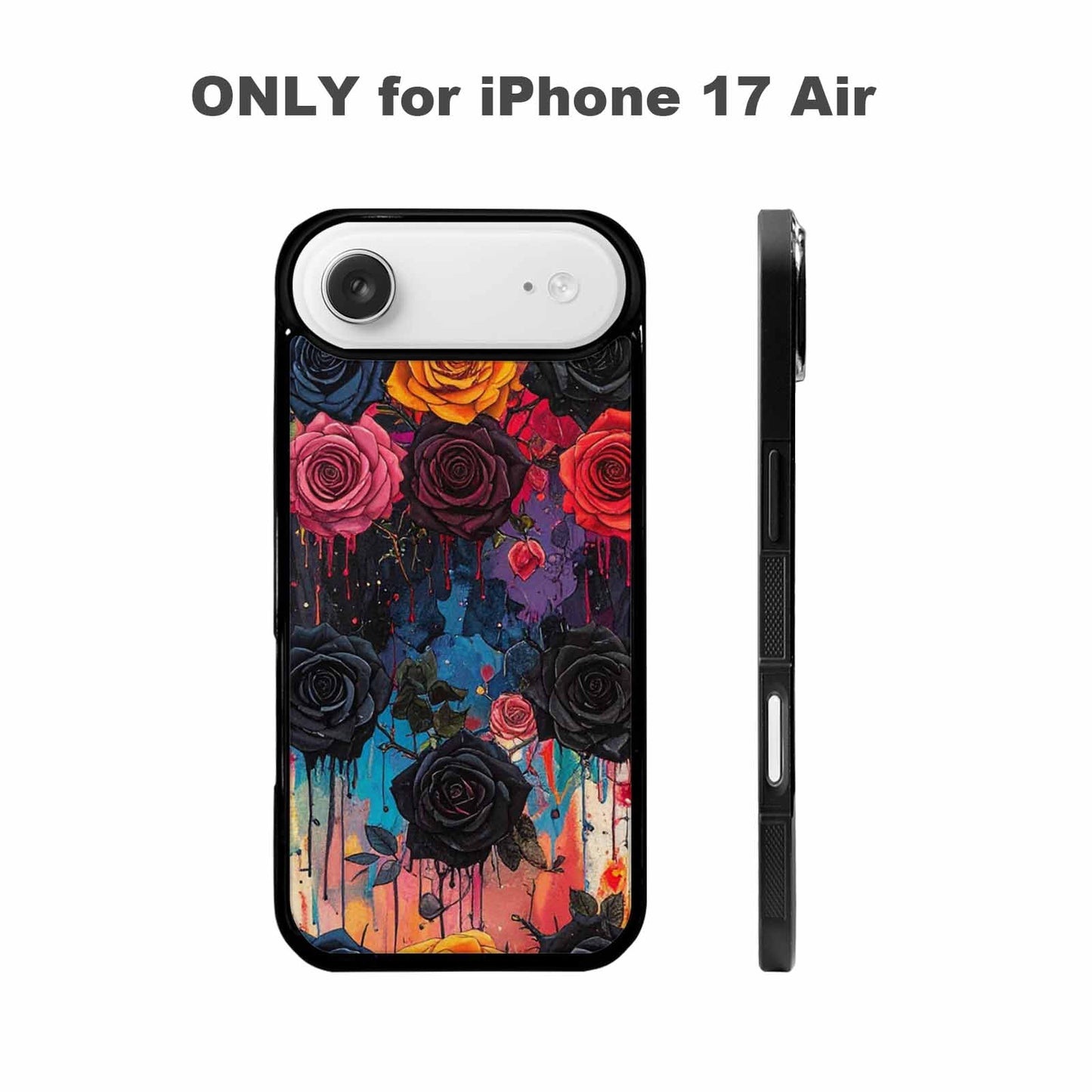 iPhone 17 Air Case — Gothic Rose Gothic Roses Pattern Gothic, Customized Protective Case
