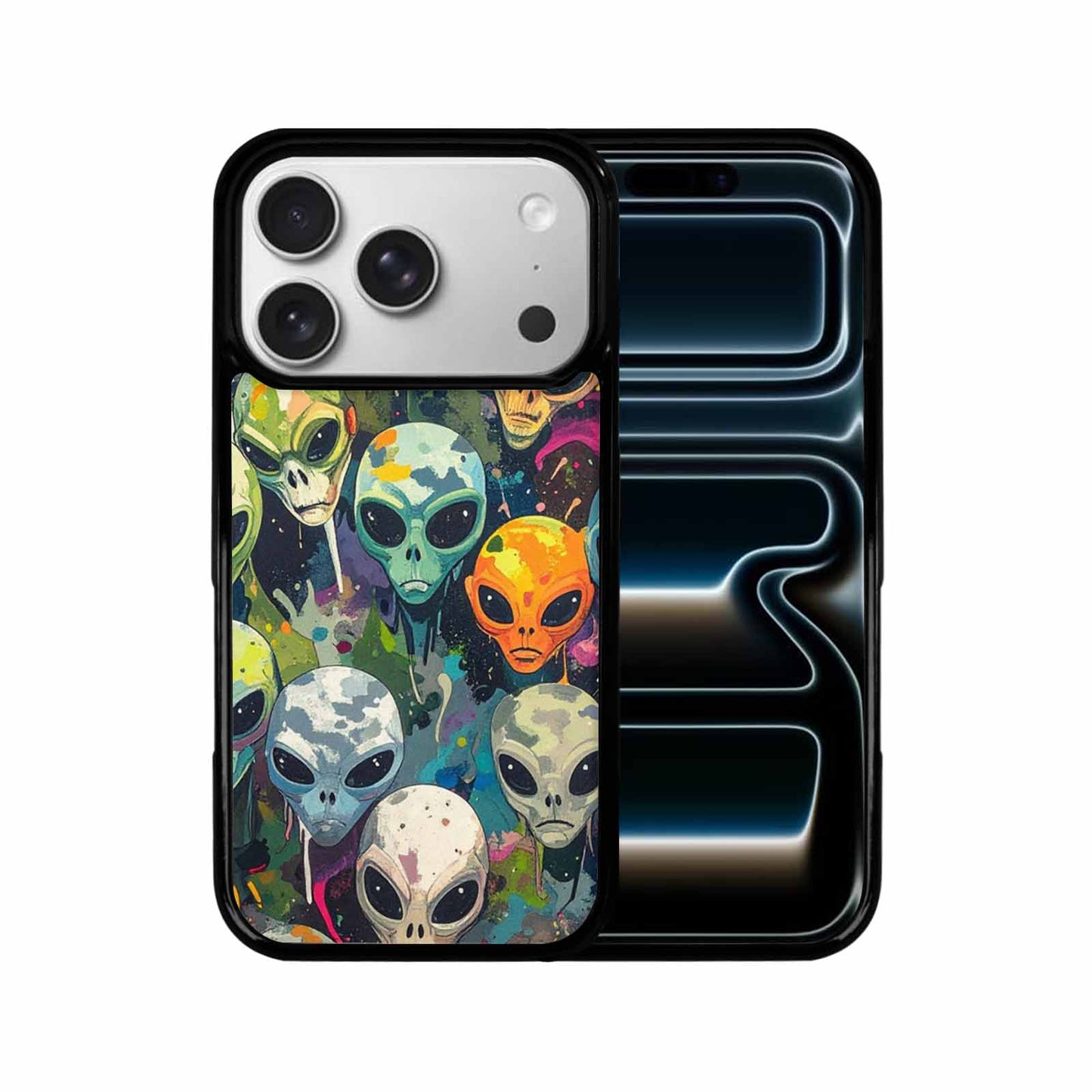 iPhone 17 Pro Case — Aliens Camo Aliens Pattern Hundreds Alien, Original Design Phone Case