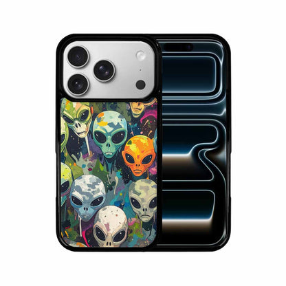 iPhone 17 Pro Case — Aliens Camo Aliens Pattern Hundreds Alien, Original Design Phone Case