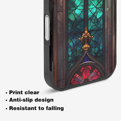 iPhone 16 Case — Stained Glass Cathedral Custom, Customized Protective Case