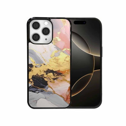 iPhone 15 Pro Max Case — Marble Vein Marble Veins Pattern Hundreds, Original Design Phone Case