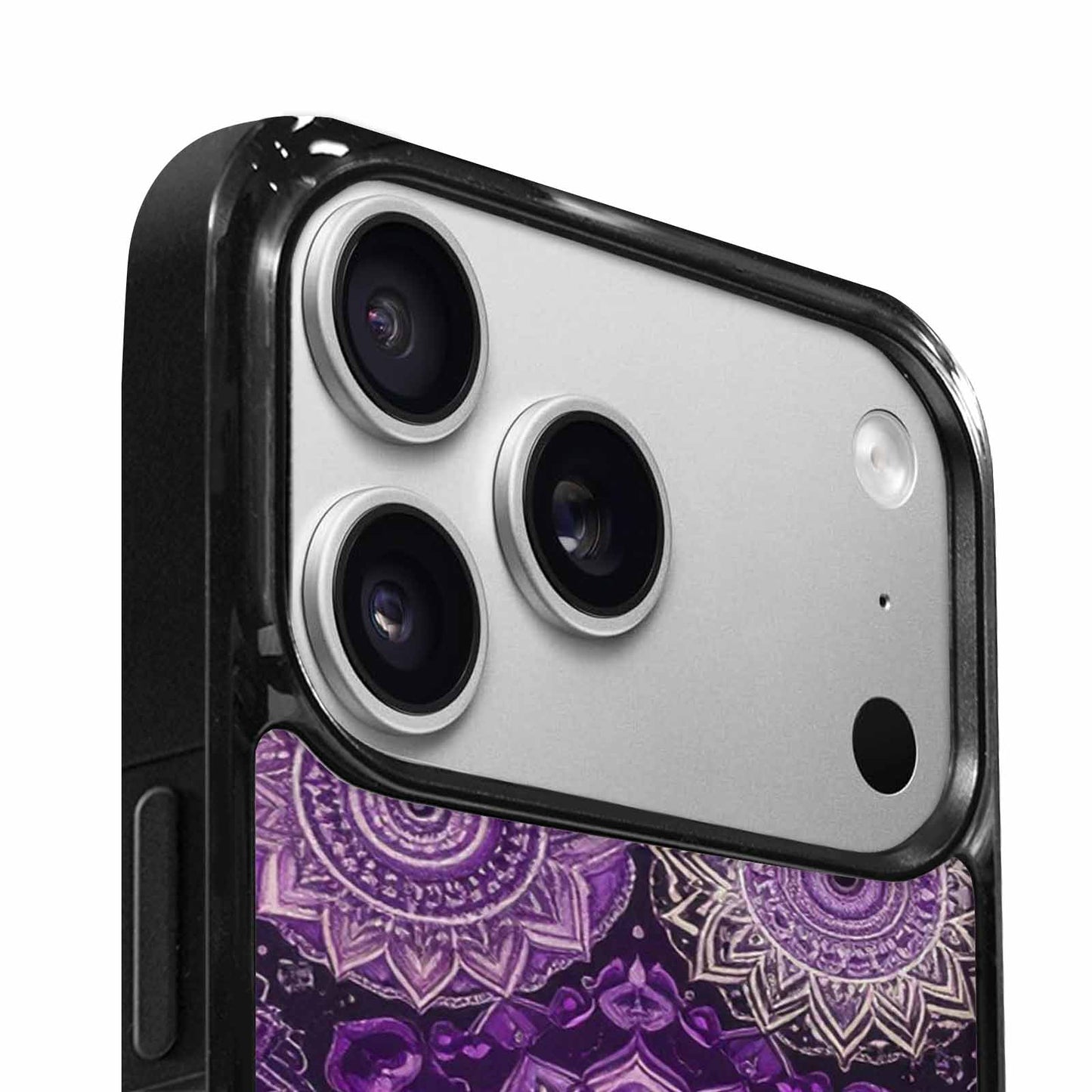 iPhone 17 Pro Case — Small Mandala Pattern Randomly Varying Floral, Unique Phone Case Design