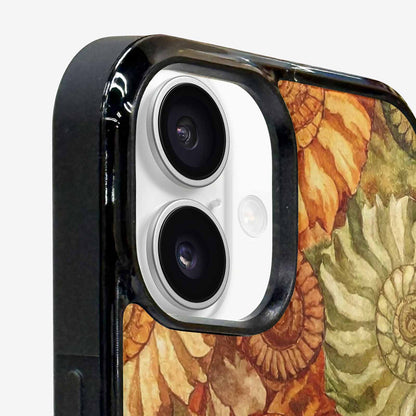 iPhone 16 Plus Case — Tie Dye Earth Tones Blended Overlapping, Custom Designed Case Cover