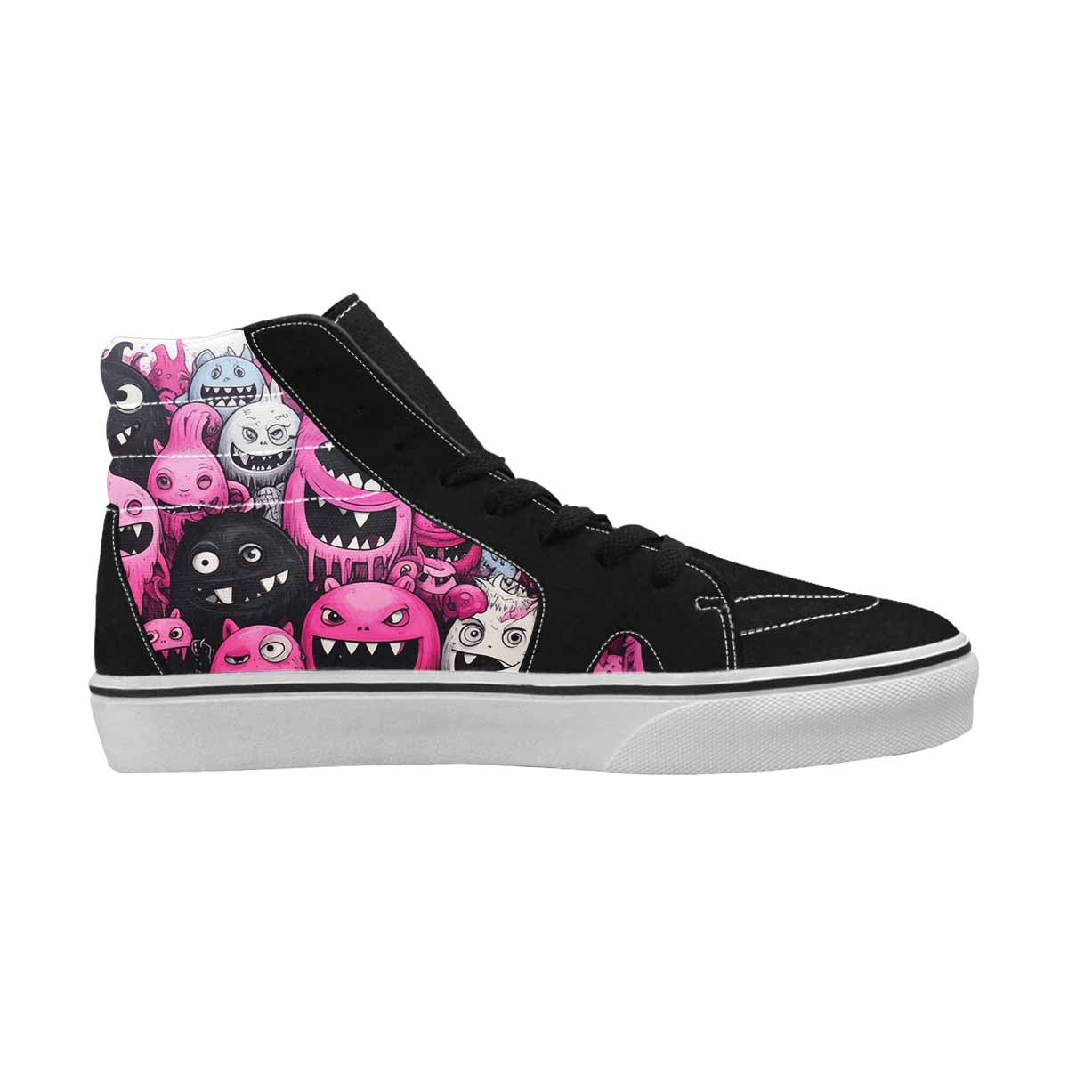 MEN'S Monsters (general) High Top Canvas Neon Fantasy Shoes