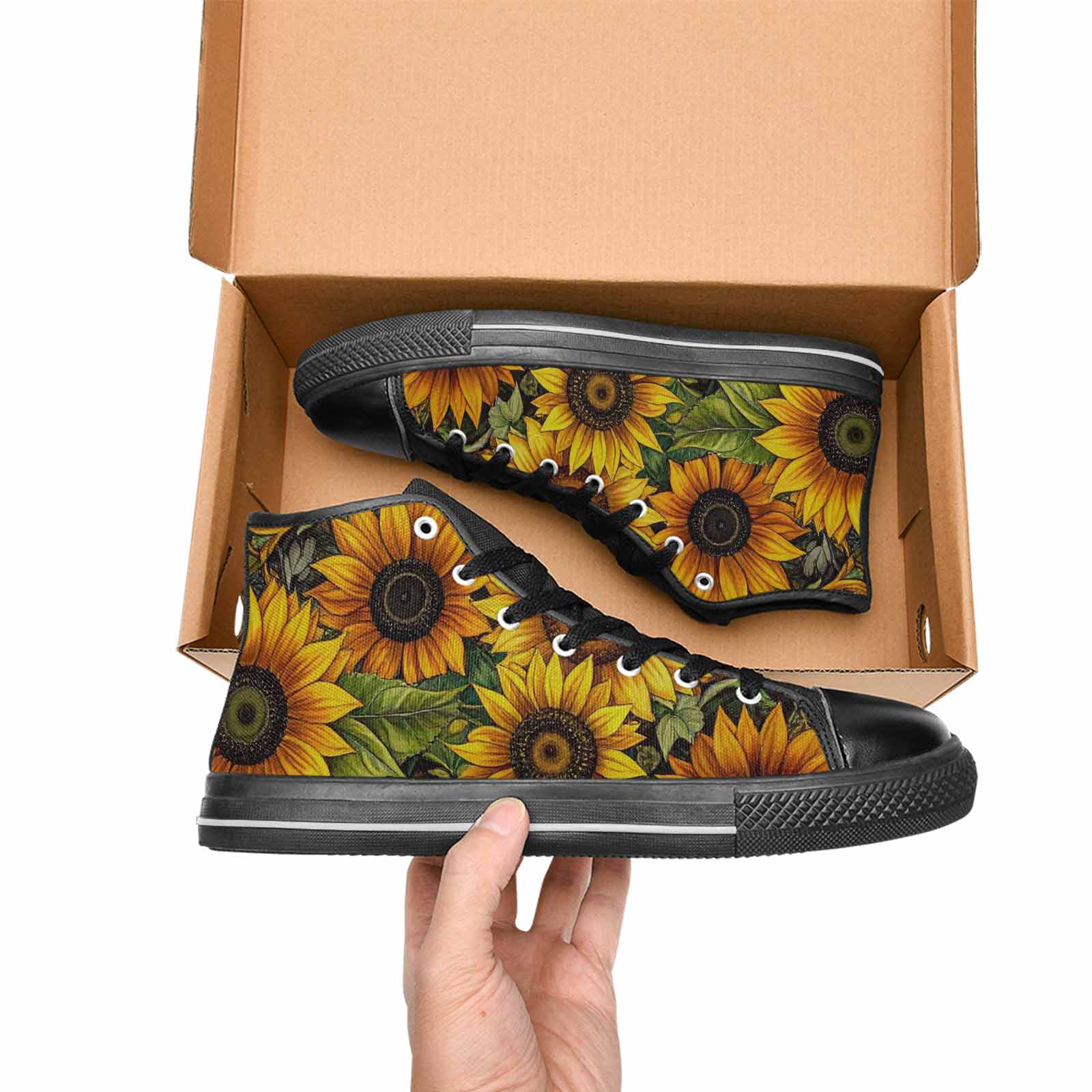 MEN'S Sunflower High Top Canvas Grunge Shoes
