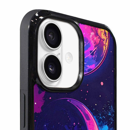 iPhone 17 Case — Neon Winter Moon Cartoon Cute, Unique Phone Case Design
