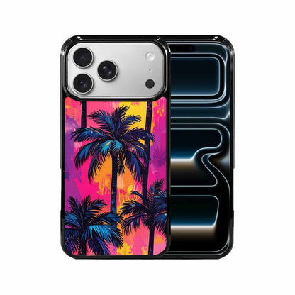 iPhone 17 Pro Max Case — Chrome Bling Palm Original Art, Custom Made Phone Cover