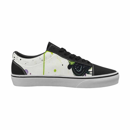 WOMEN'S Galaxy Nebula Lace-Up Canvas Vibrant Chaos Custom Sneakers
