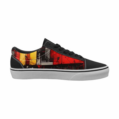 WOMEN'S Liminal Space Fragment Lace-Up Canvas Dreamcore Custom Shoes