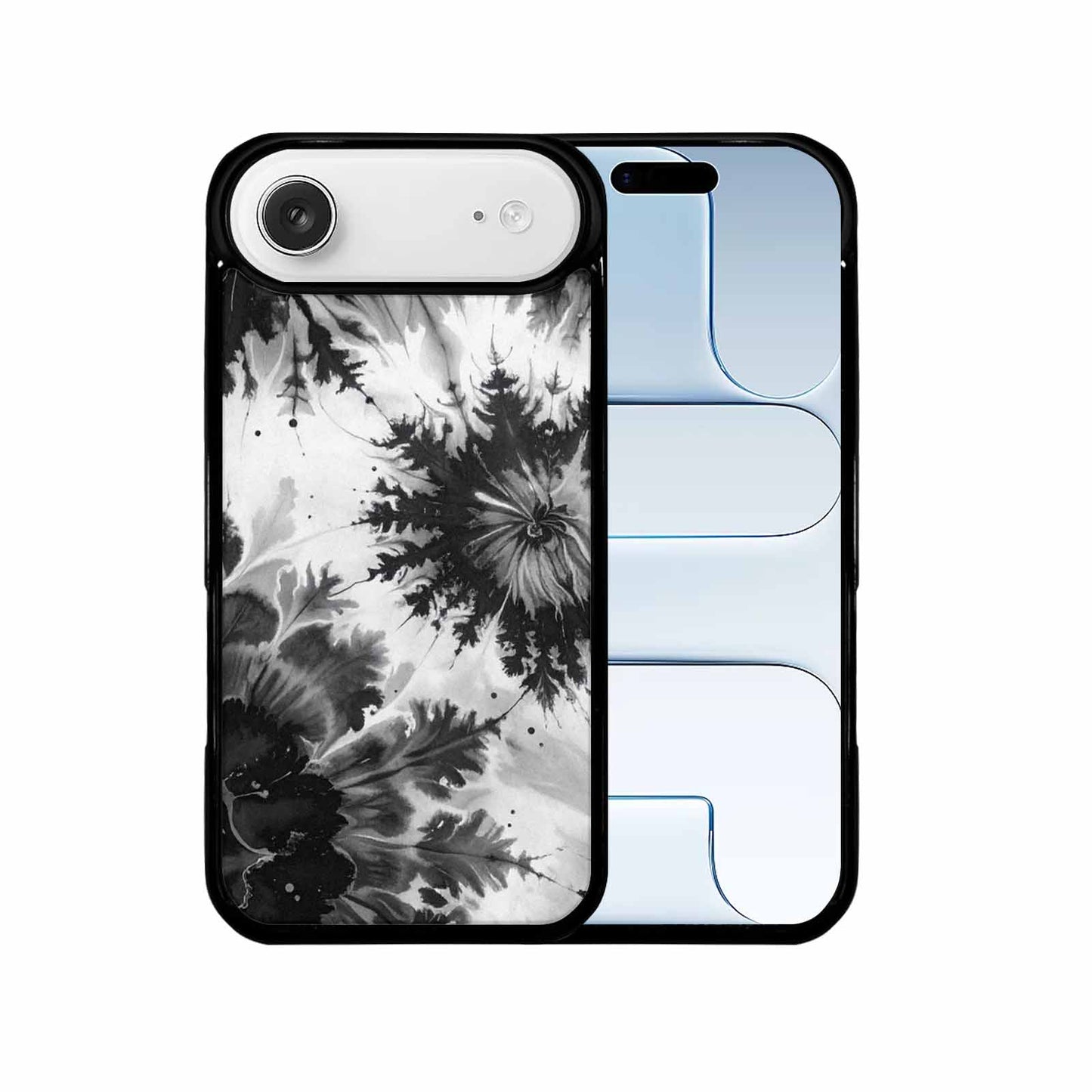 iPhone 17 Air Case — Tie Dye Acid Wash Black Tie, Custom Designed Case Cover