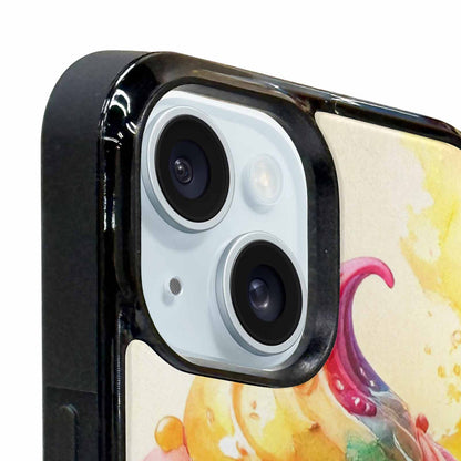 iPhone 15 Plus Case — Melting Icecream Collage Custom, Custom Art Phone Cover