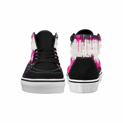 MEN'S Monsters (general) High Top Canvas Melting Art Custom Sneakers