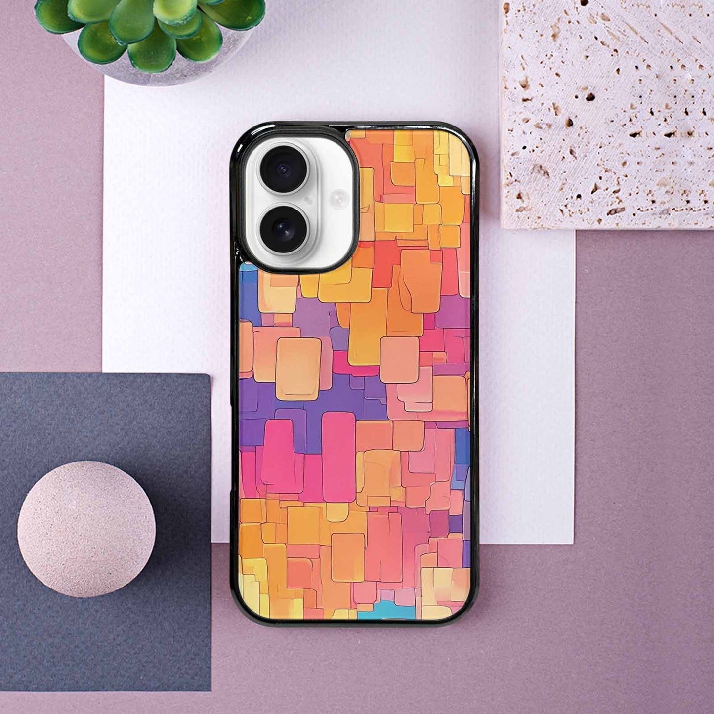 iPhone 16 Case — Color Gradient Fade Pattern Hundreds Of, Personalized Phone Case