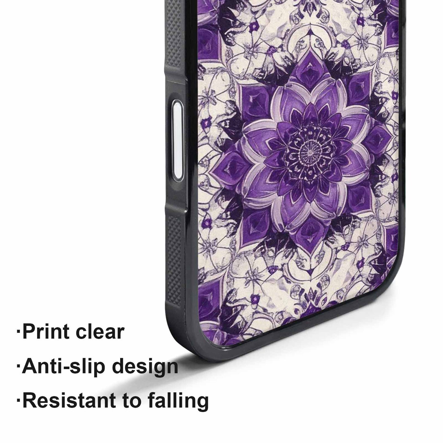 iPhone 17 Pro Case — Small Mandala Pattern Randomly Varying Floral, Personalized Phone Case