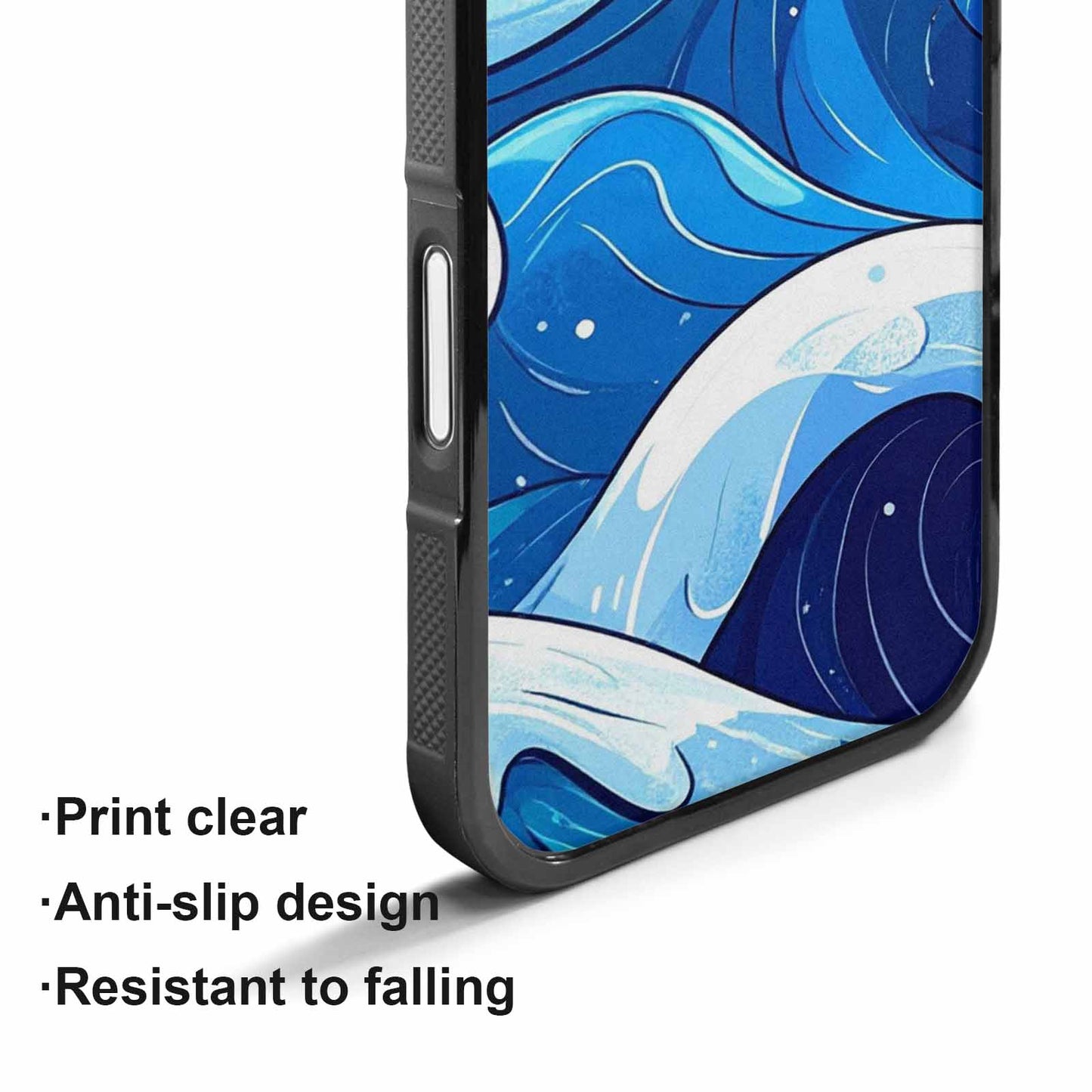 iPhone 17 Case — Glossy Winter Wave Cartoon Cute, Personalized Phone Case