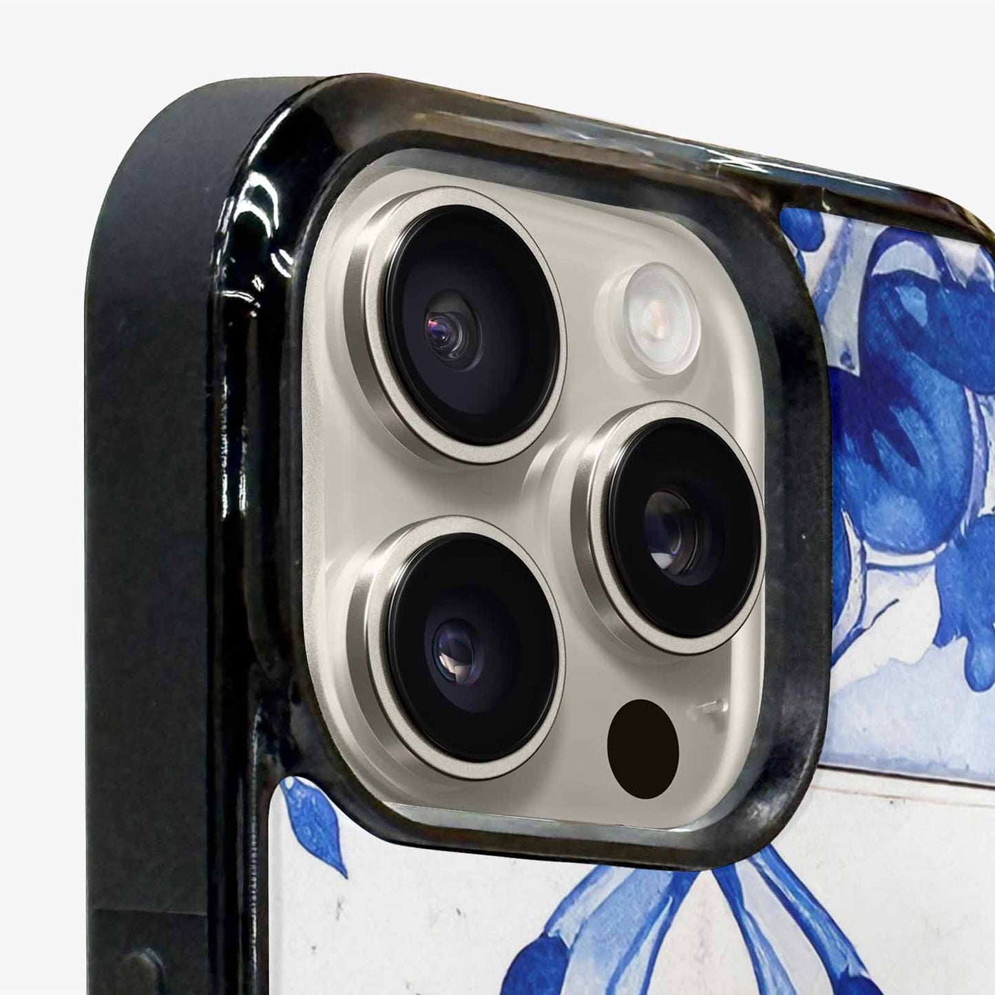 iPhone 16 Pro Max Case — Talavera Tile Floral, Personalized Phone Case