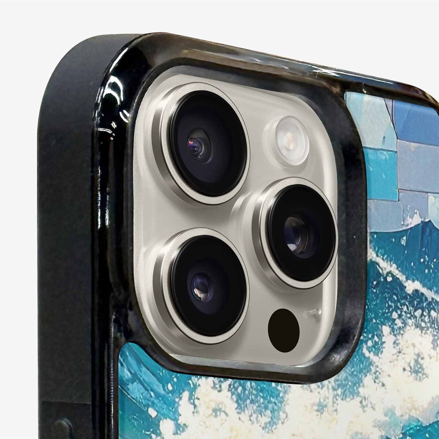 iPhone 16 Pro Case — Wave Crest Splash Wave Crest Splash, Custom Designed Case Cover