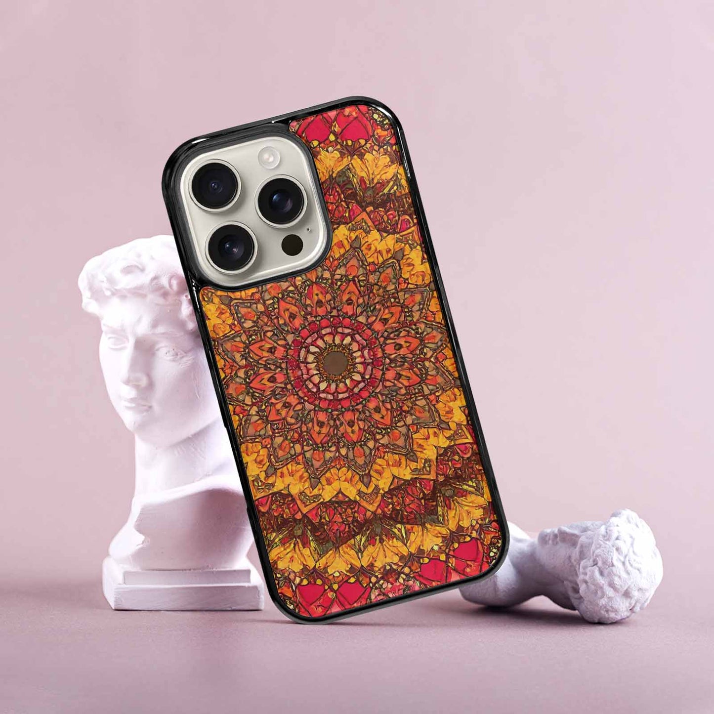 iPhone 16 Pro Case — Mandala Lions Custom, Custom Printed Phone Case