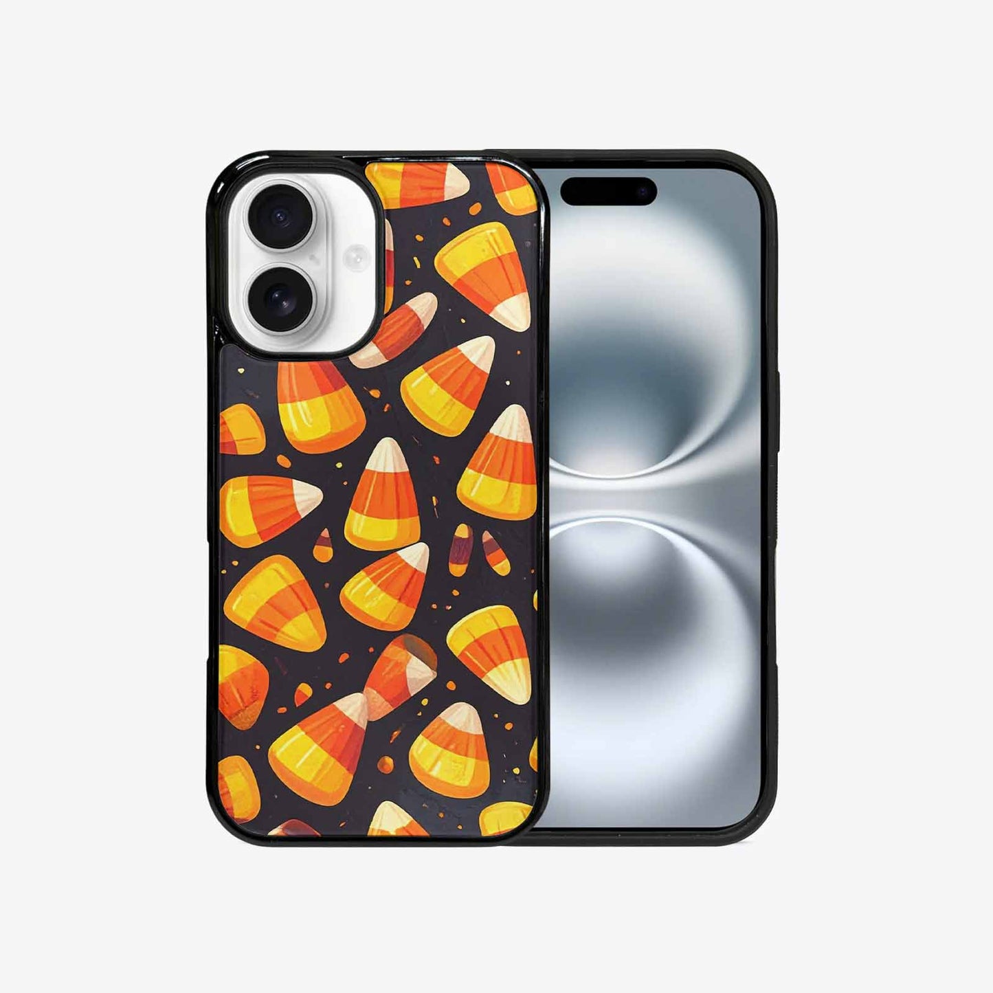 iPhone 16 Case — Halloween Candy Corn, Custom Phone Case