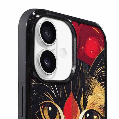 iPhone 17 Case — Retro Cherry Cat Retro Vintage, Custom Printed Phone Case