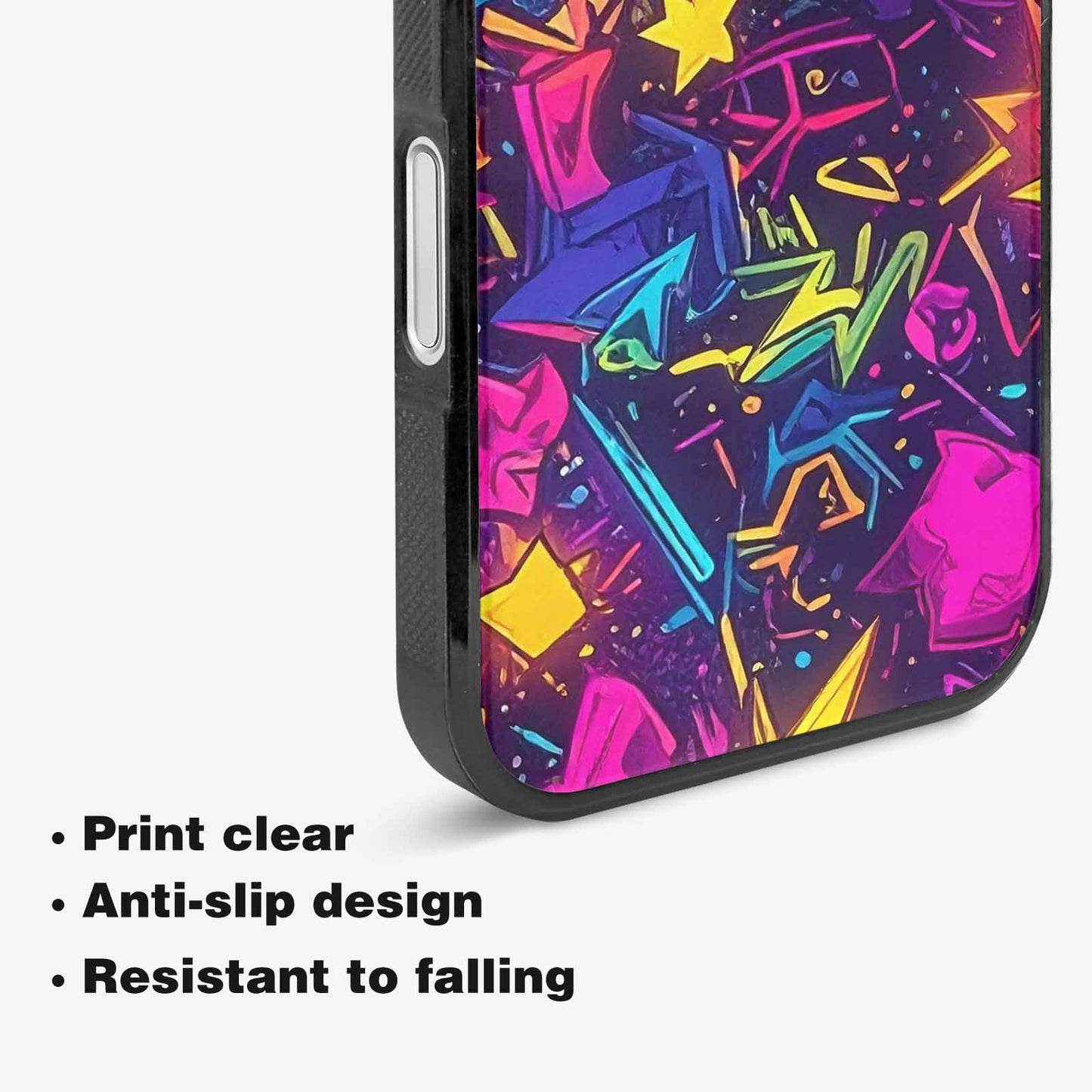 iPhone 16 Plus Case — 80s Retro Motif 80s Retro Motifs, Unique Phone Case Design