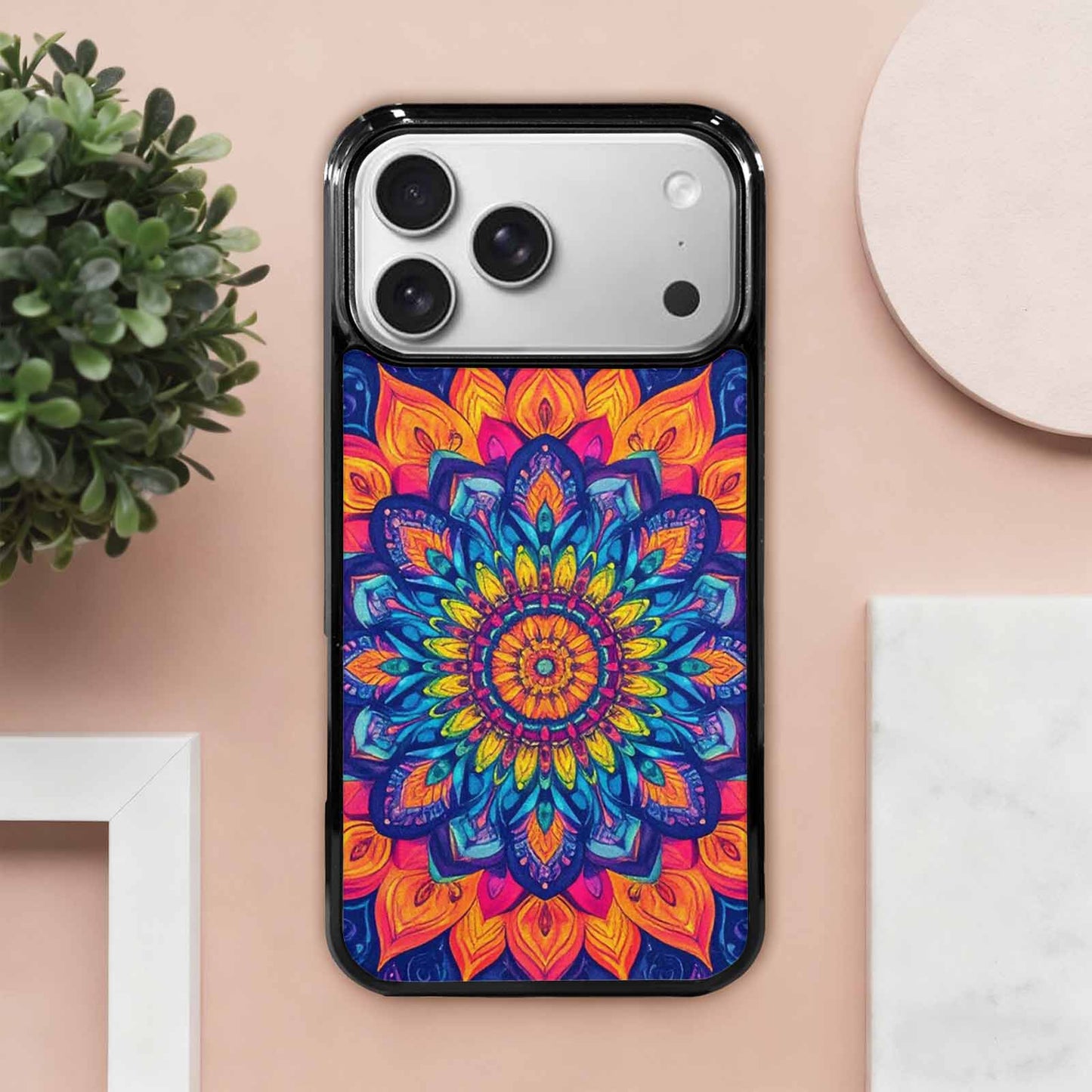 iPhone 17 Pro Max Case — Tie Dye Mandala Art Tie Dye, Custom Art Phone Cover