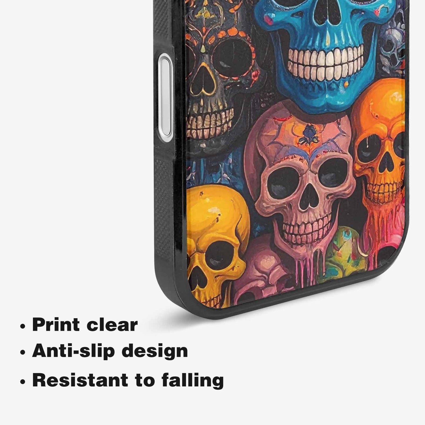 iPhone 16 Case — Skulls General Skulls Pattern, Custom Phone Case