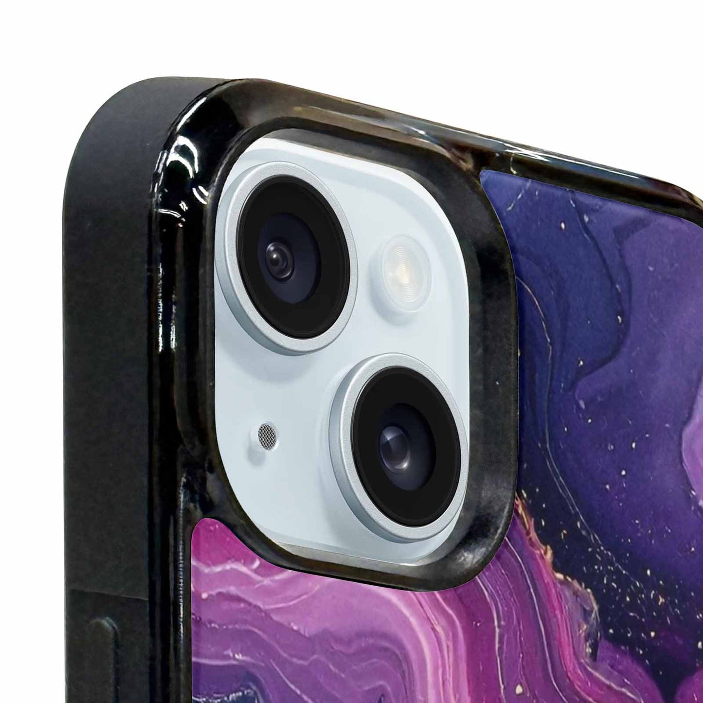 iPhone 15 Plus Case — Marble Galaxy, Custom Art Phone Cover