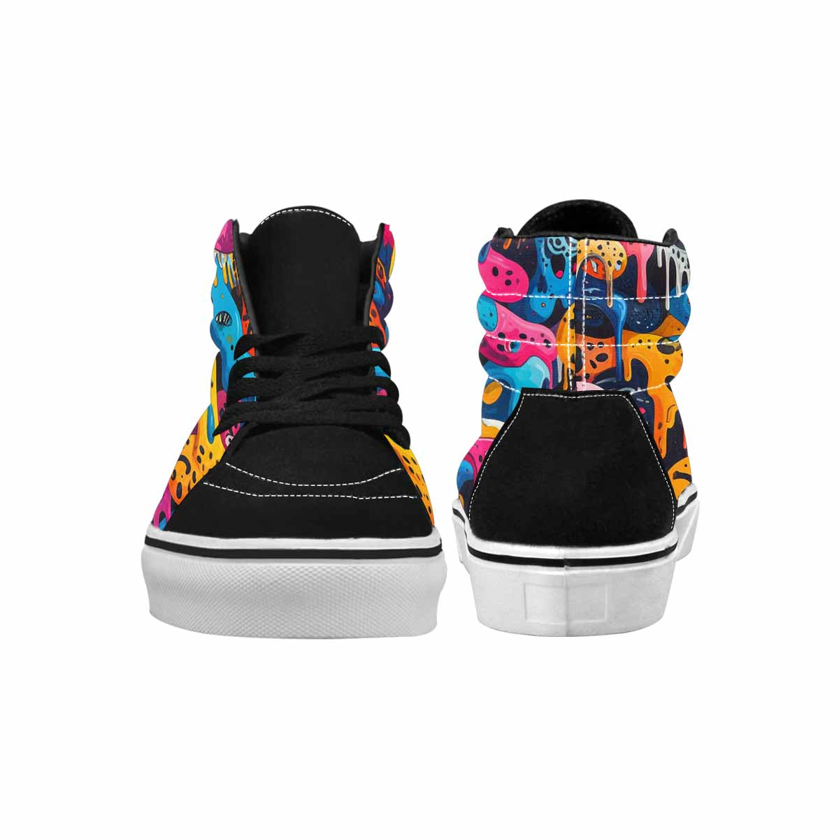 MEN'S Melting Aliens High Top Canvas Grunge Shoes