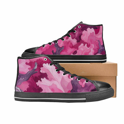 MEN'S Military Camouflage Blotch High Top Canvas Vivid Shoes