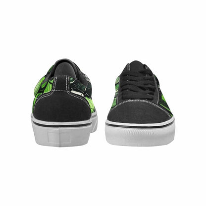 WOMEN'S Reptile Scale Lace-Up Canvas Dreamcore Custom Shoes