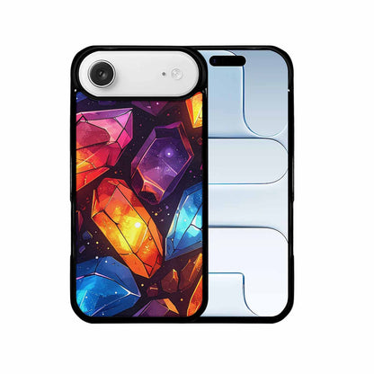 iPhone 17 Air Case — Glowing Foodie Crystal Shard Original Art, Personalized Phone Case