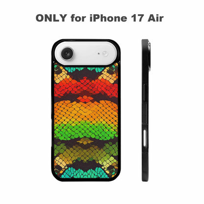 iPhone 17 Air Case — Snake Print Dark Seamless Pattern Animal, Customized Protective Case