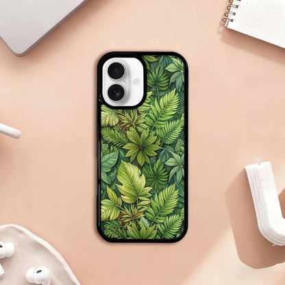 iPhone 17 Case — Small Seven Point Palmate Floral, Unique Phone Case Design