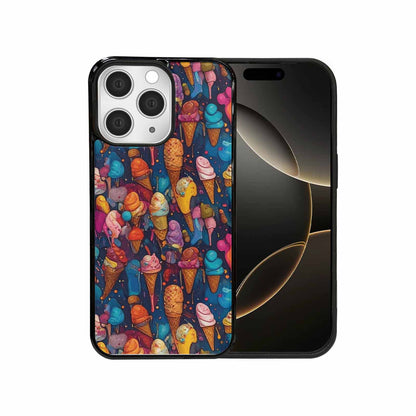 iPhone 15 Pro Max Case — Ice Cream Motif Ice Cream Motifs, Custom Printed Phone Case