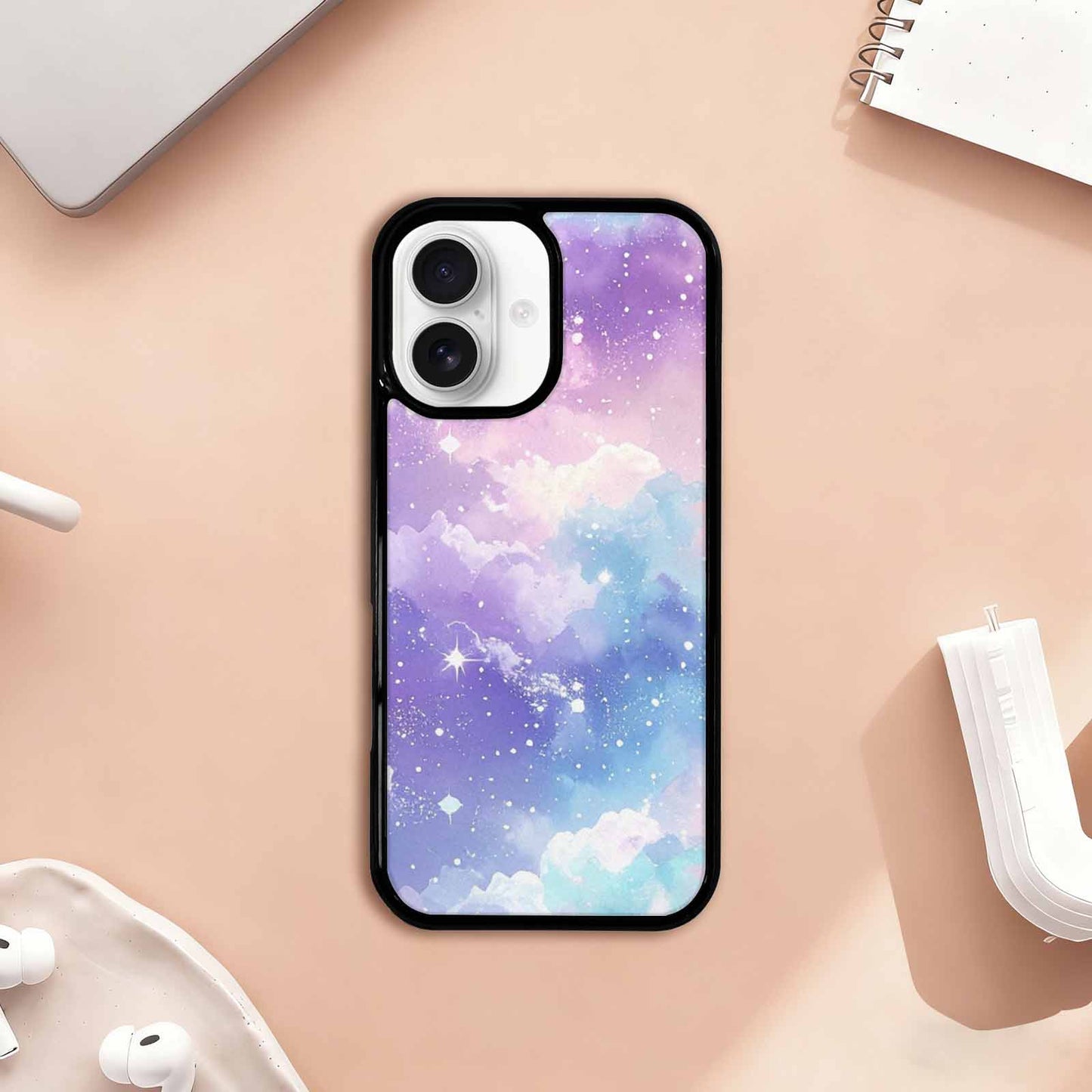 iPhone 17 Case — Galaxy Art Pastel Galaxy Space, Custom Designed Case Cover