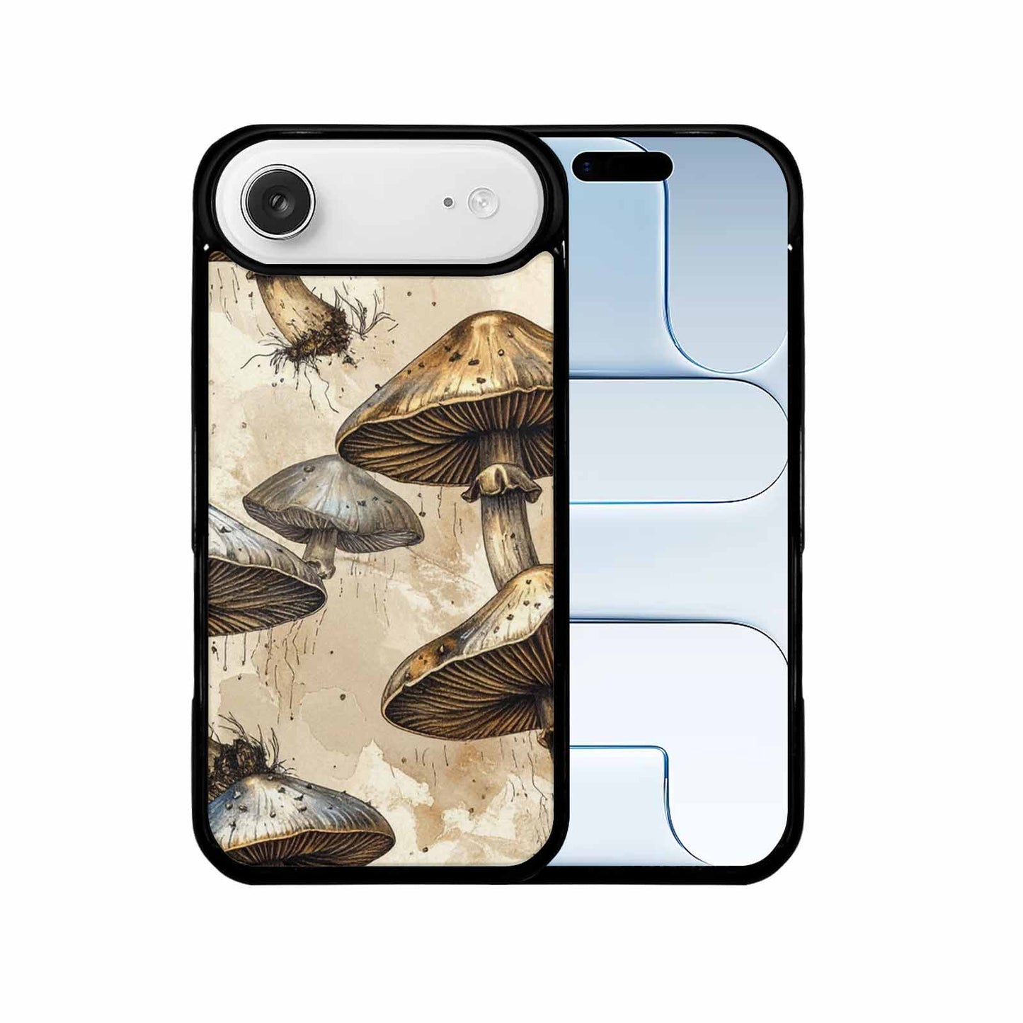 iPhone 17 Air Case — Iridescent Storm Mushroom Original Art, Custom Print Case Cover