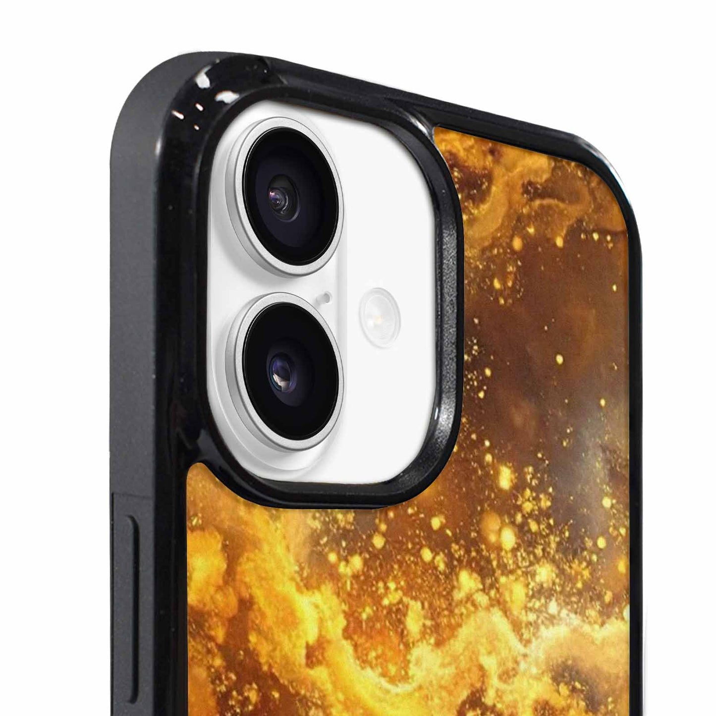 iPhone 17 Case — Galaxy Art Golden Cosmic Galaxy Space, Customized Protective Case