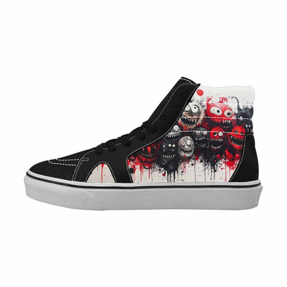 MEN'S Monsters (general) High Top Canvas Dark Academia Custom Sneakers