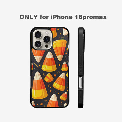 iPhone 16 Pro Max Case — Halloween Candy Corn, Custom Made Phone Cover