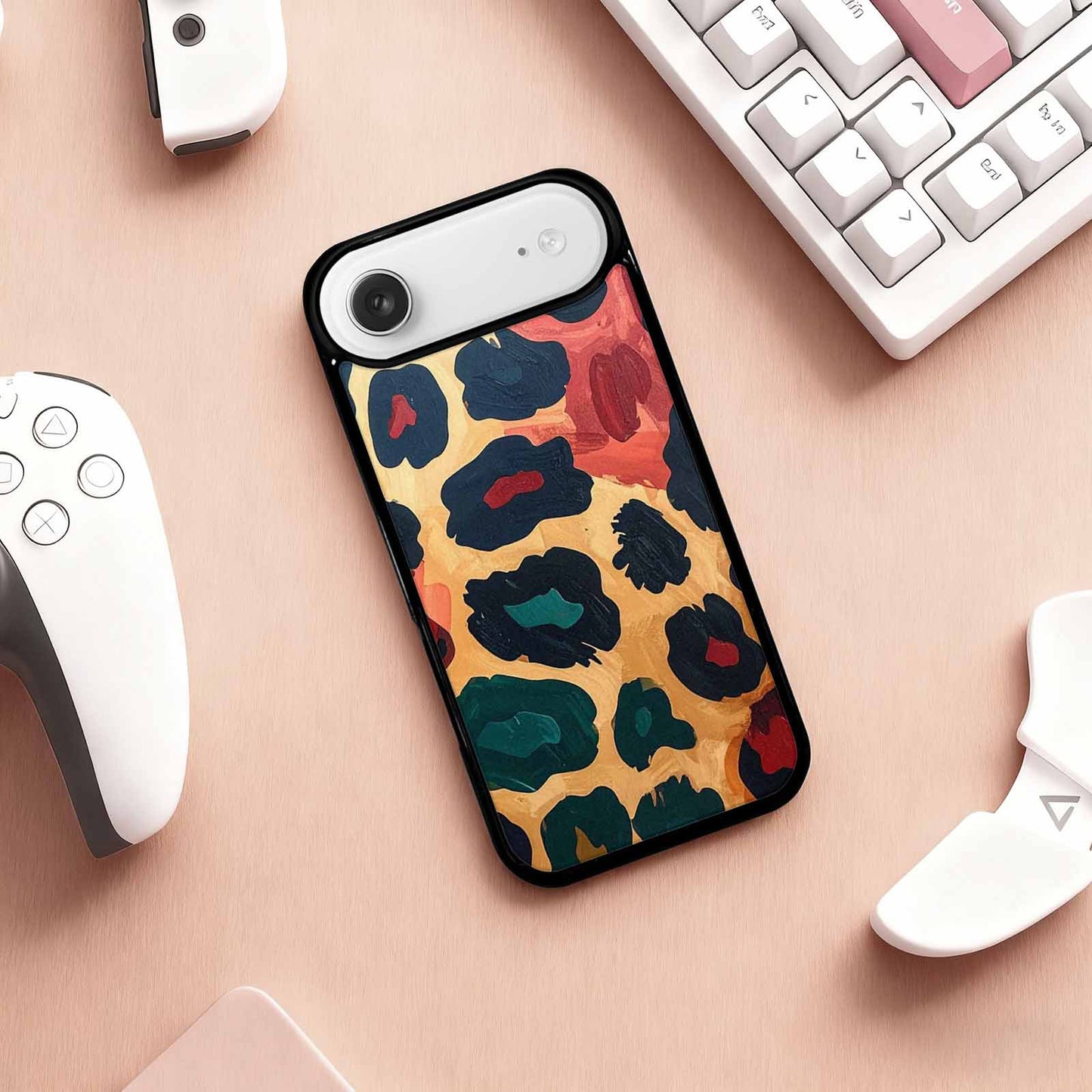 iPhone 17 Air Case — Leopard Wallpaper Print Animal Print, Customized Protective Case