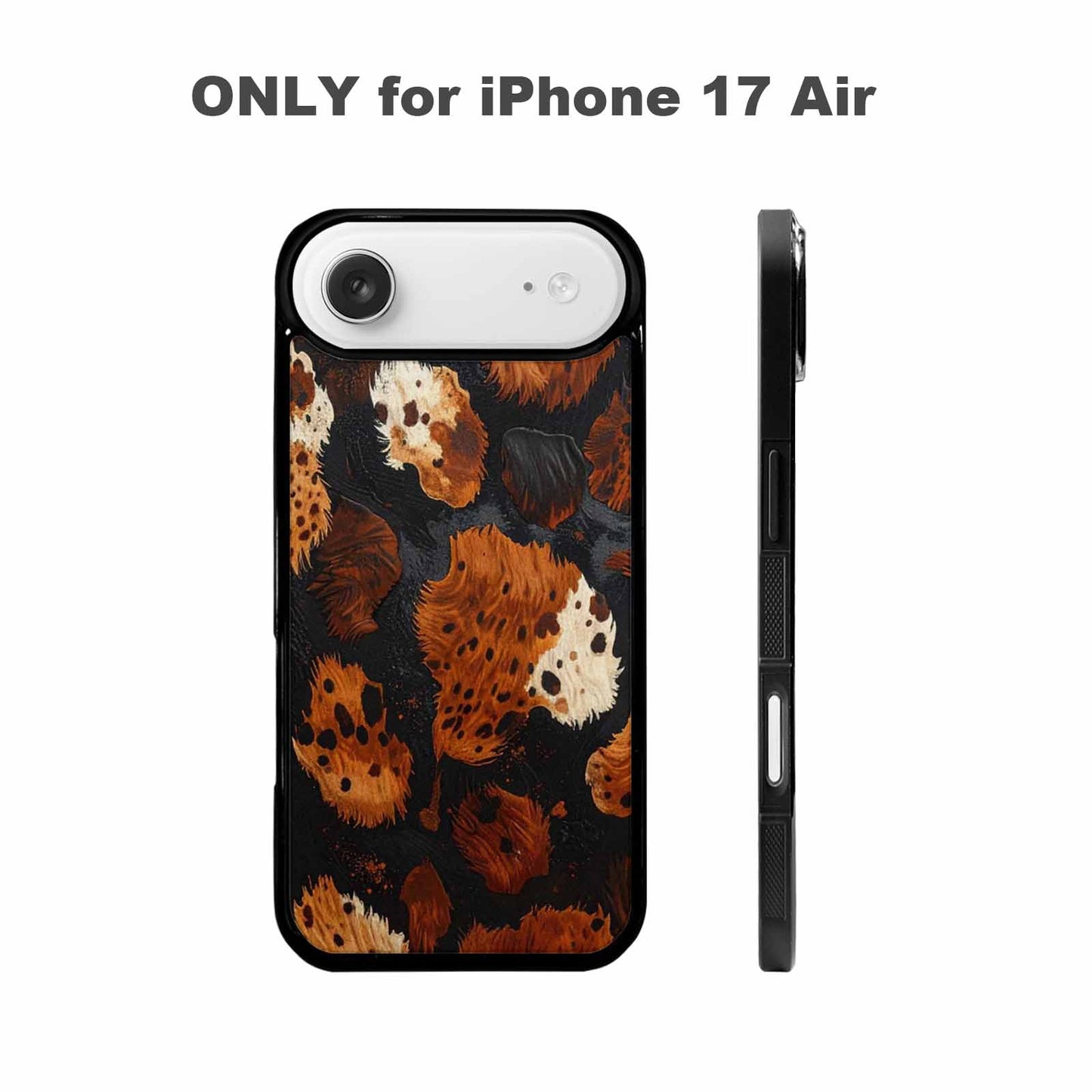 iPhone 17 Air Case — Small Cow Animal Print Skin Animal, Original Design Phone Case