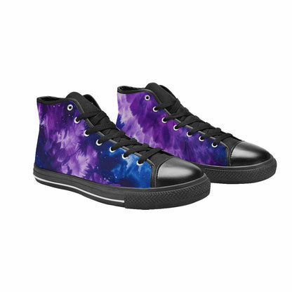 MEN'S Cosmic Tie Dye High Top Canvas Aesthetic Sneakers