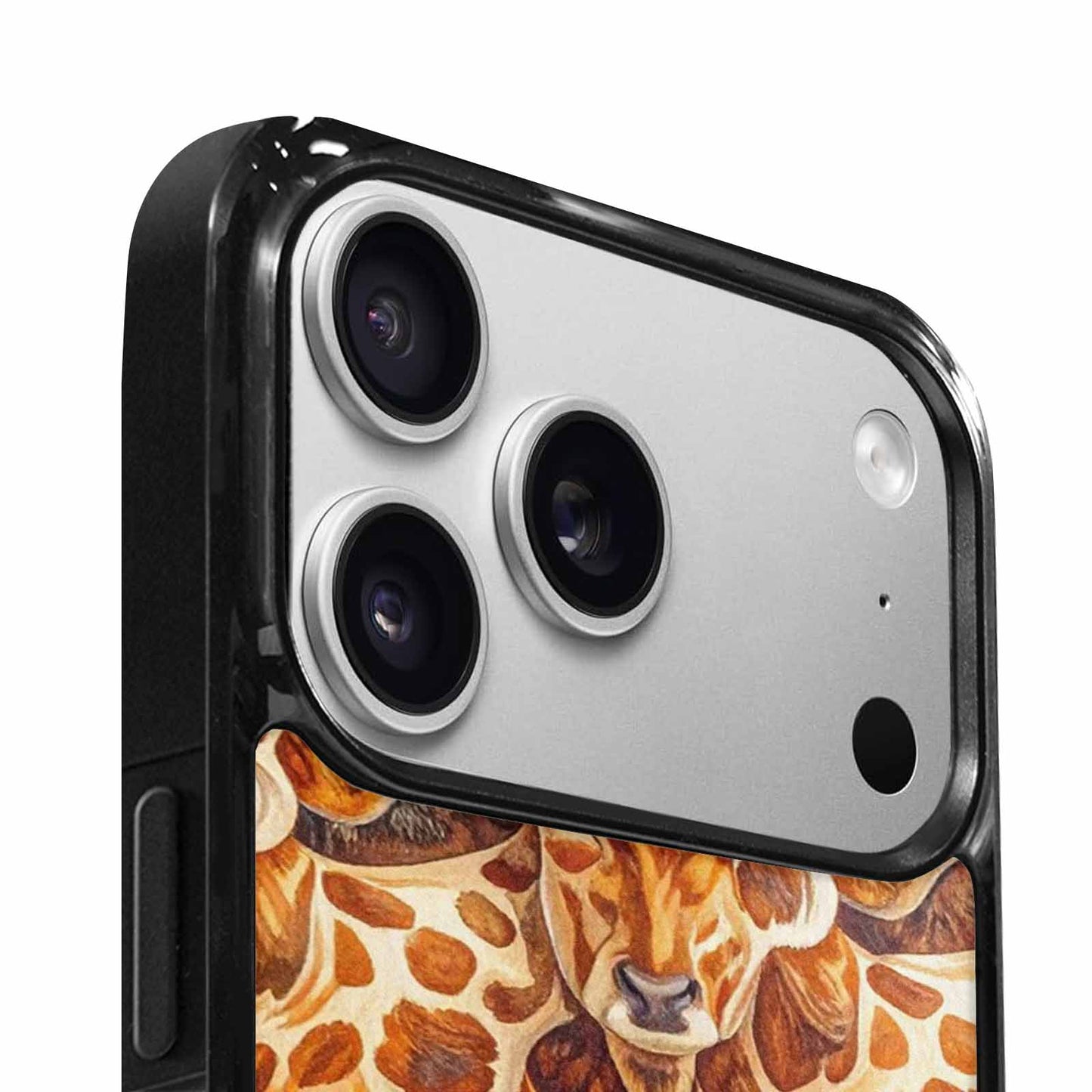 iPhone 17 Pro Max Case — Small Cow Animal Print Animal Print, Custom Printed Phone Case