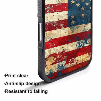 iPhone 17 Pro Max Case — Small American Flag Stars Galaxy Space, Unique Phone Case Design