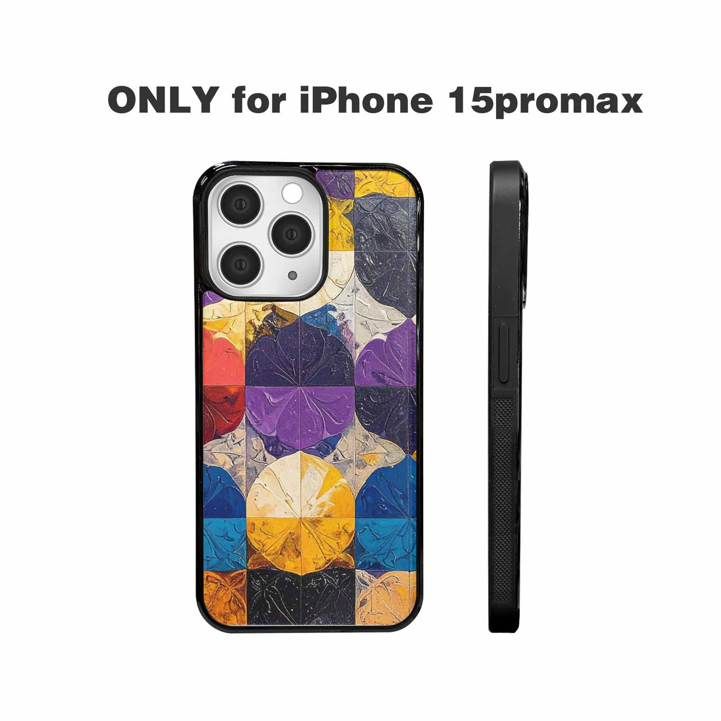 iPhone 15 Pro Max Case — Nonbinary Flag Color Theme Small Rainbow, Unique Phone Case Design