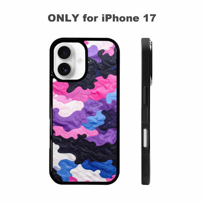iPhone 17 Case — Vivid Camo Genderfluid Camo, Customized Protective Case