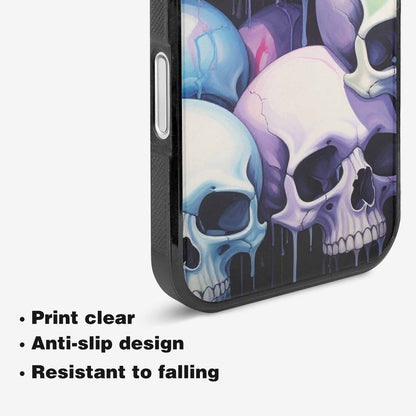 iPhone 16 Case — Dark Black And White Color Tone, Custom Phone Case